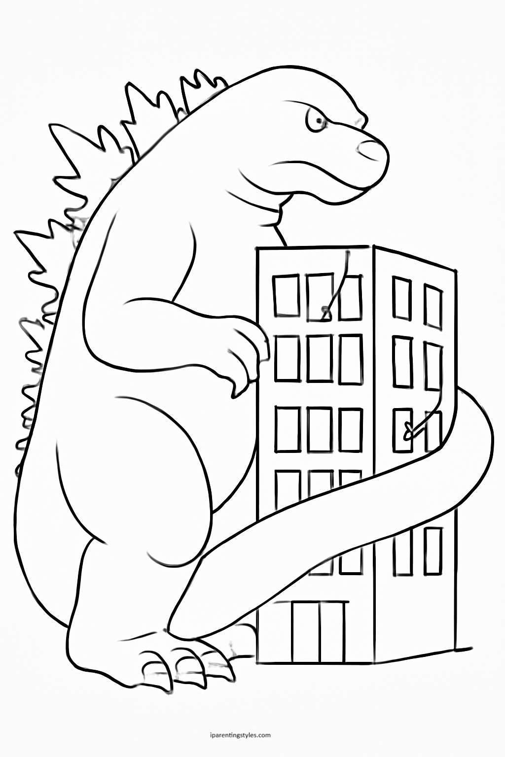 Unleash Your Inner Artist with These Epic Godzilla Coloring Pages!
