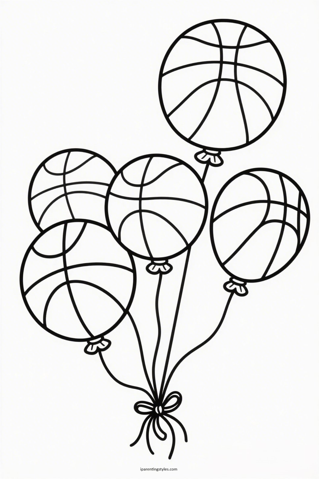 Fun and Cute Basketball Coloring Pages for Kids! 🏀🎨