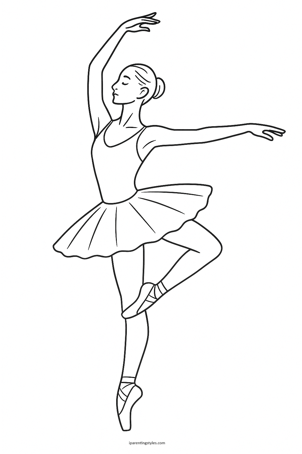 Ballet in Motion: 10 Stunning Ballerina Coloring Pages to Bring Grace to Life