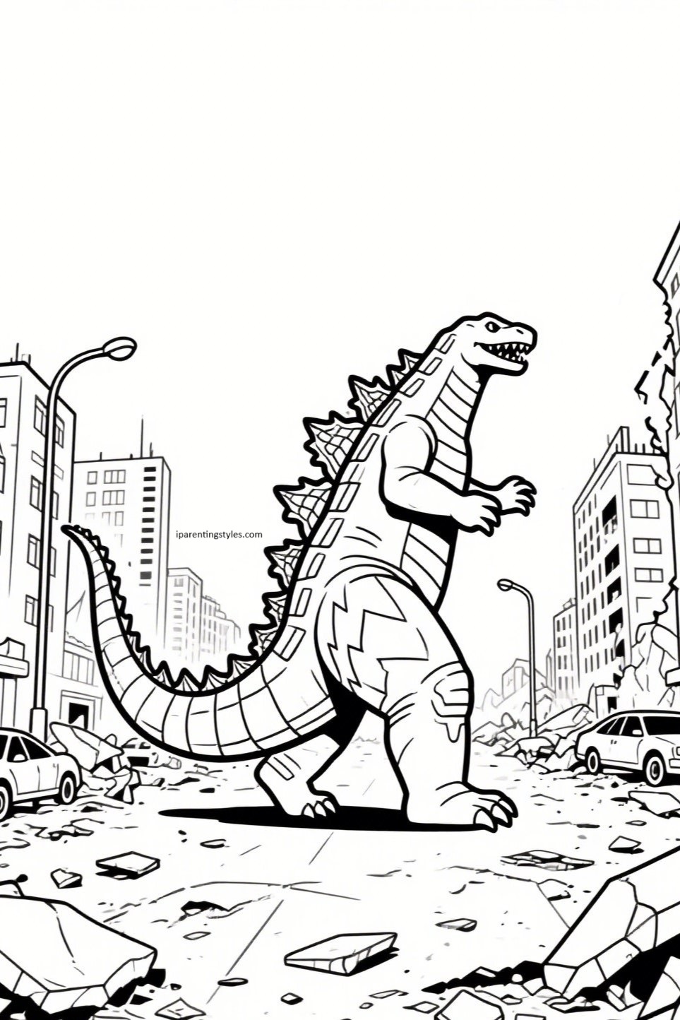 Unleash Your Inner Artist: Free Godzilla Coloring Pages for Monster Fans