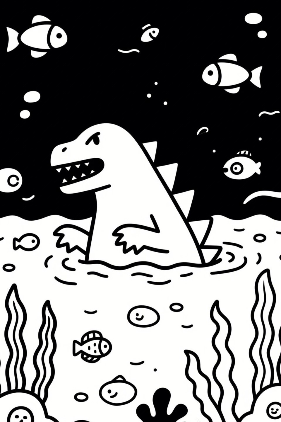 Roar into Creativity: 10 Godzilla Coloring Pages Kids Will Love