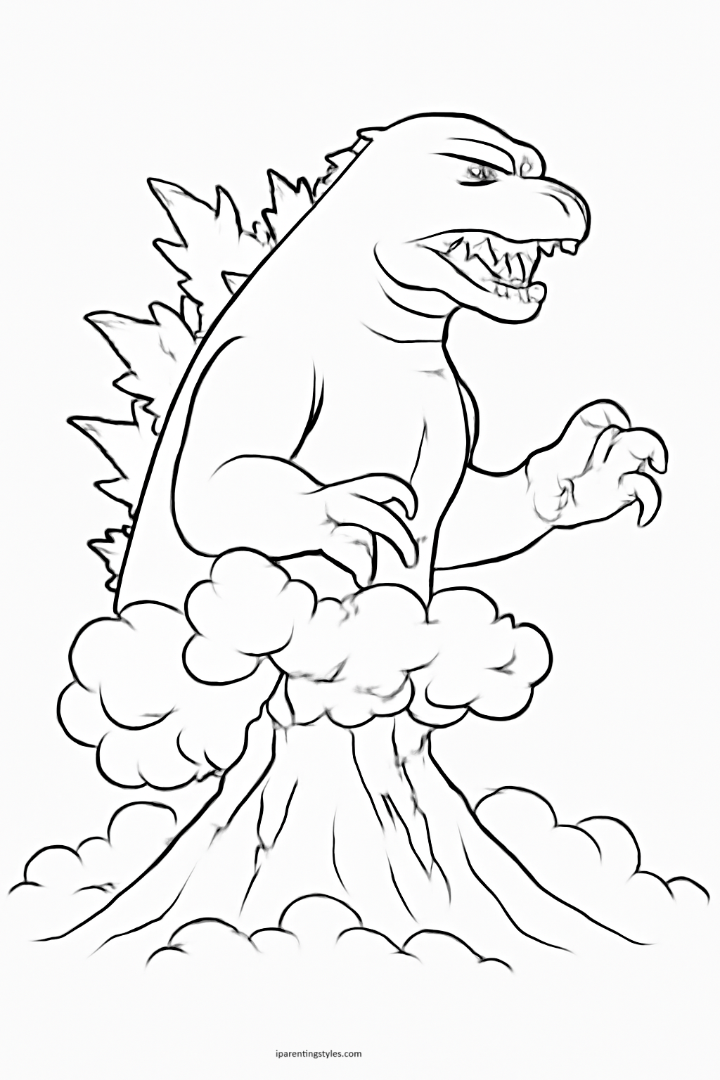 Unleash Your Inner Artist with These Epic Godzilla Coloring Pages!