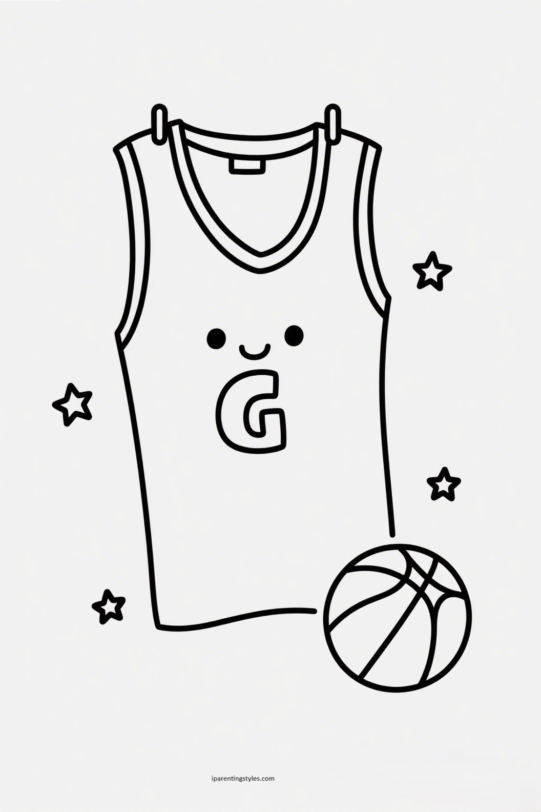 10 Adorable Basketball-Themed Coloring Pages for Kids! 🏀✨