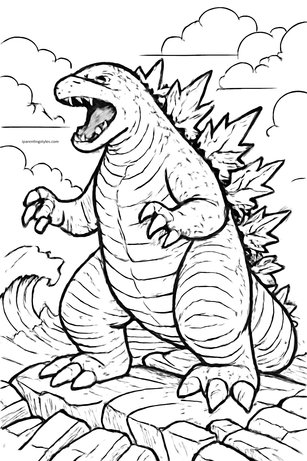 Dive Into the World of Godzilla: The Ultimate Coloring Page Adventure