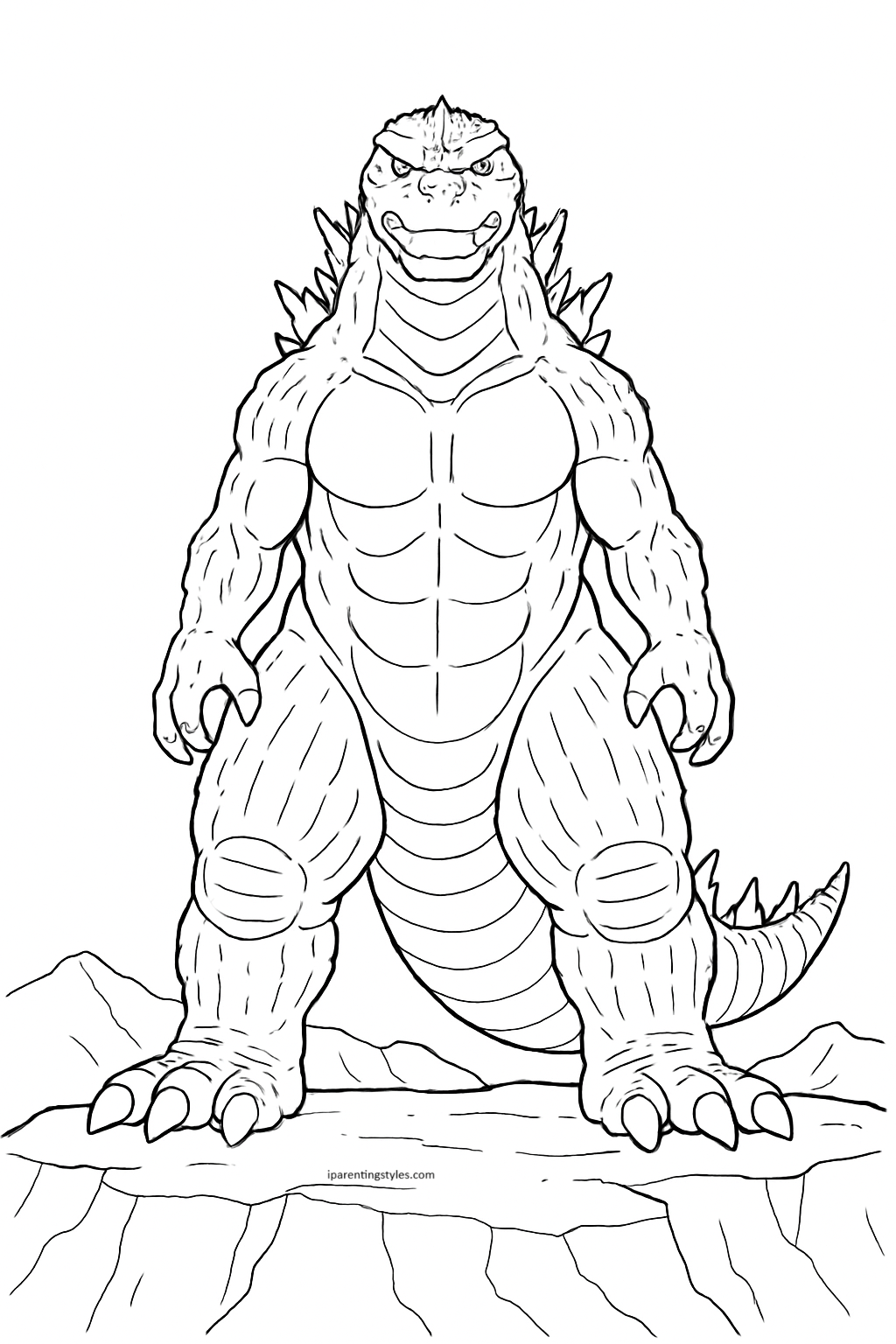 Unleash Your Creativity with These 10 Epic Godzilla Coloring Pages