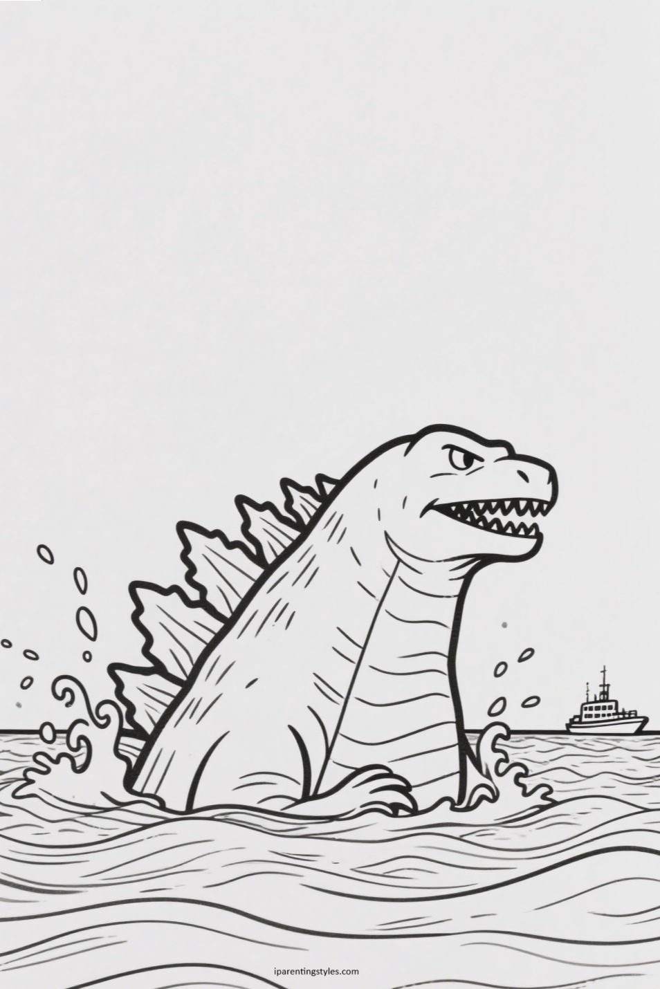 Unleash Your Inner Artist: Free Godzilla Coloring Pages for Monster Fans