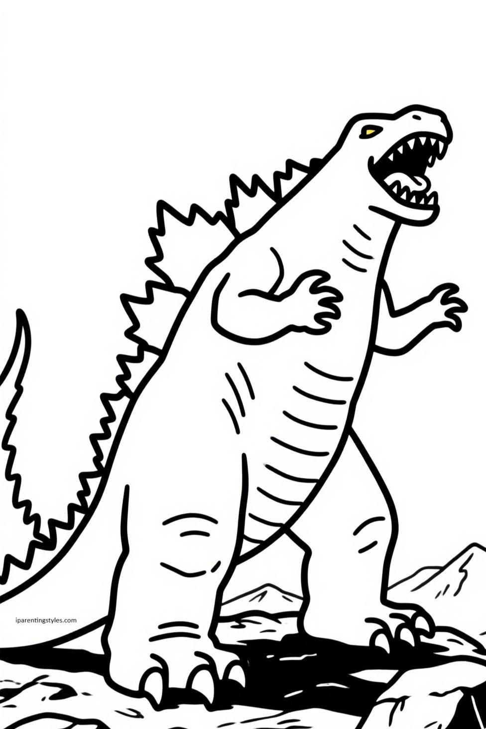 Unleash Your Inner Artist: Free Godzilla Coloring Pages for Monster Fans