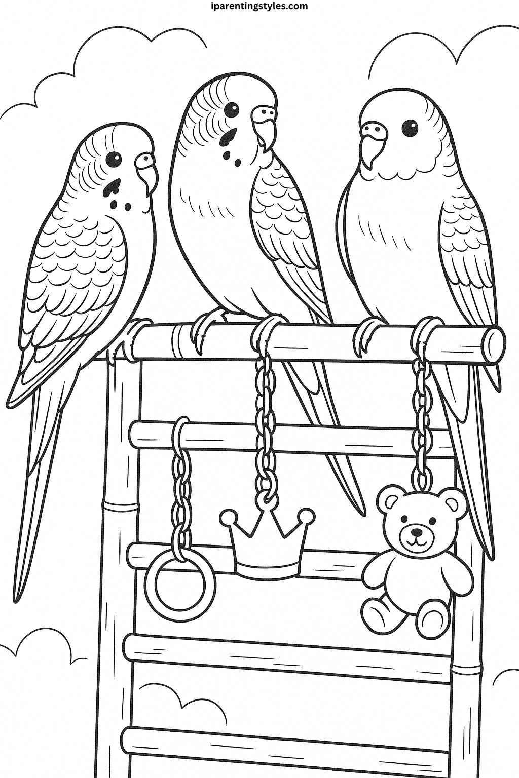 🐦 Enchanting Bird Coloring Sheet Collection "Sheet 8"