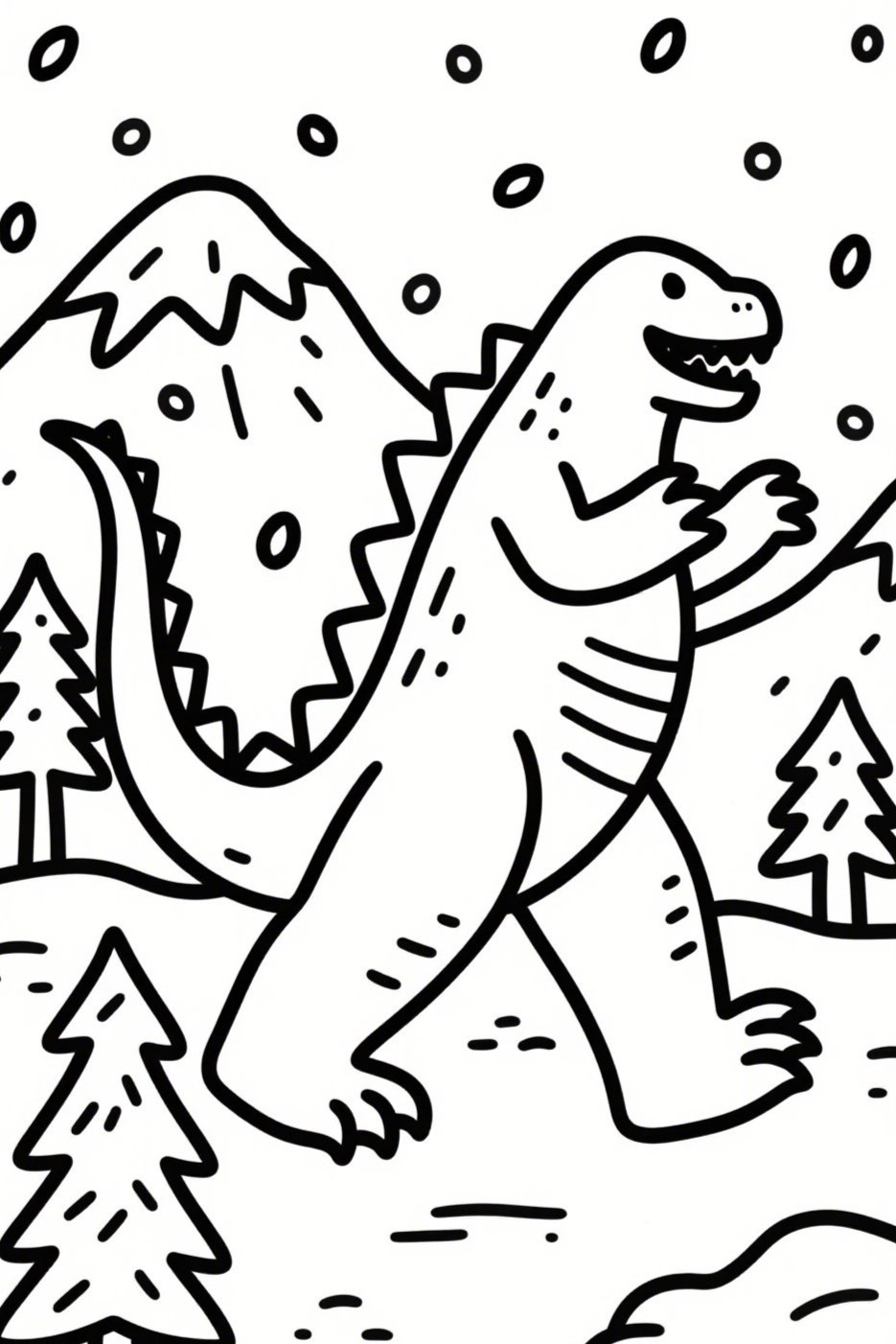 Roar into Creativity: 10 Godzilla Coloring Pages Kids Will Love