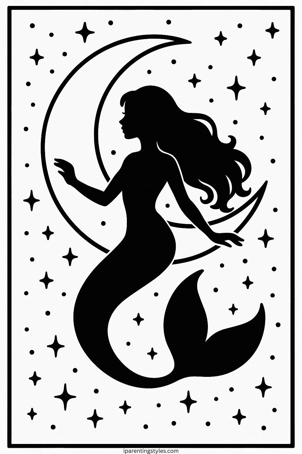 Dive into Creativity with Free Mermaid Coloring Sheet – A Magical Under-Sea Adventure "Page 8"
