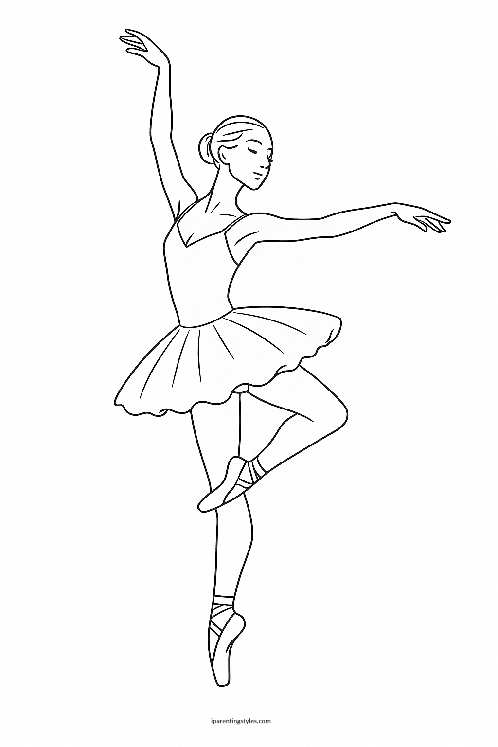 10 More Ballerina Coloring Pages to Bring Ballet to Life