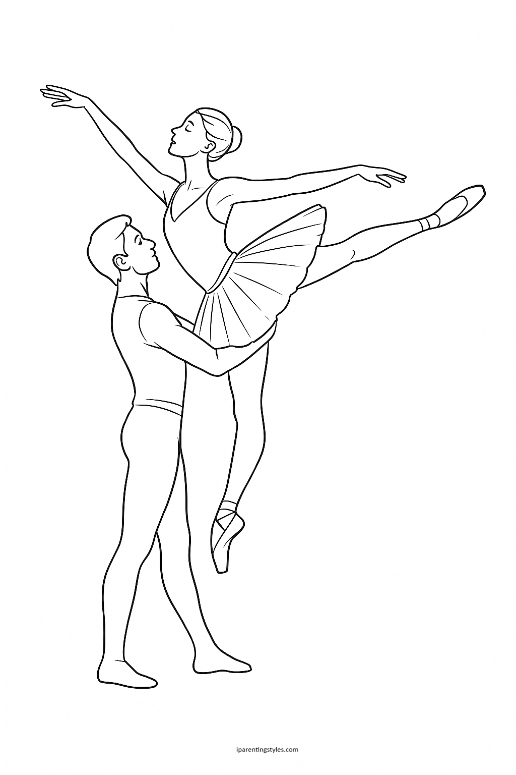 Ballet in Motion: 10 Stunning Ballerina Coloring Pages to Bring Grace to Life