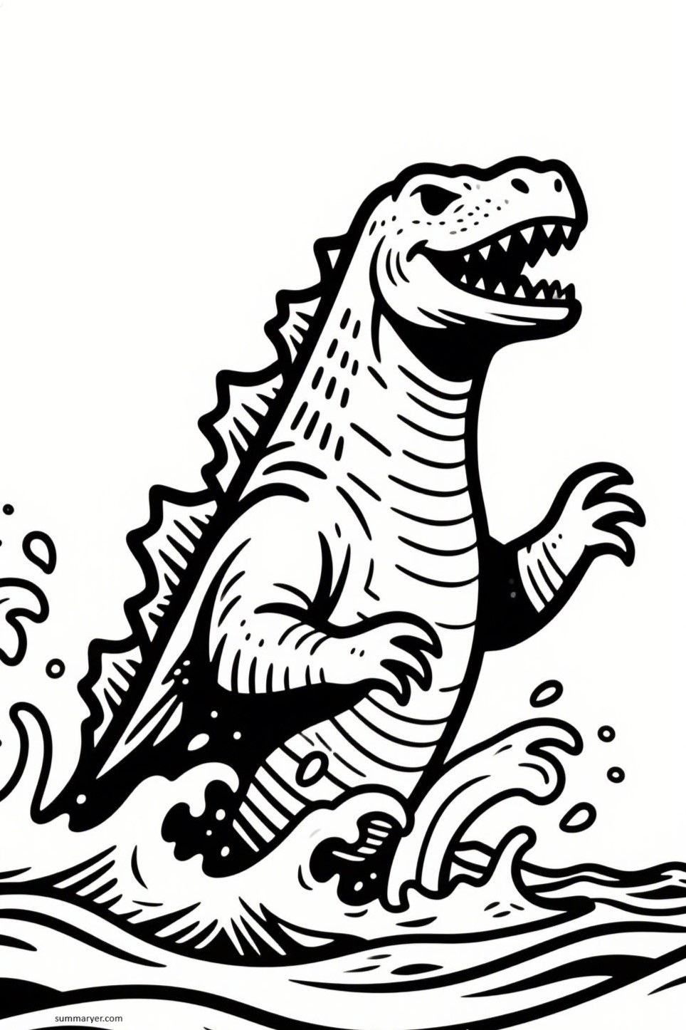 10 Epic Godzilla Coloring Sheet Ideas for Kids and Fans