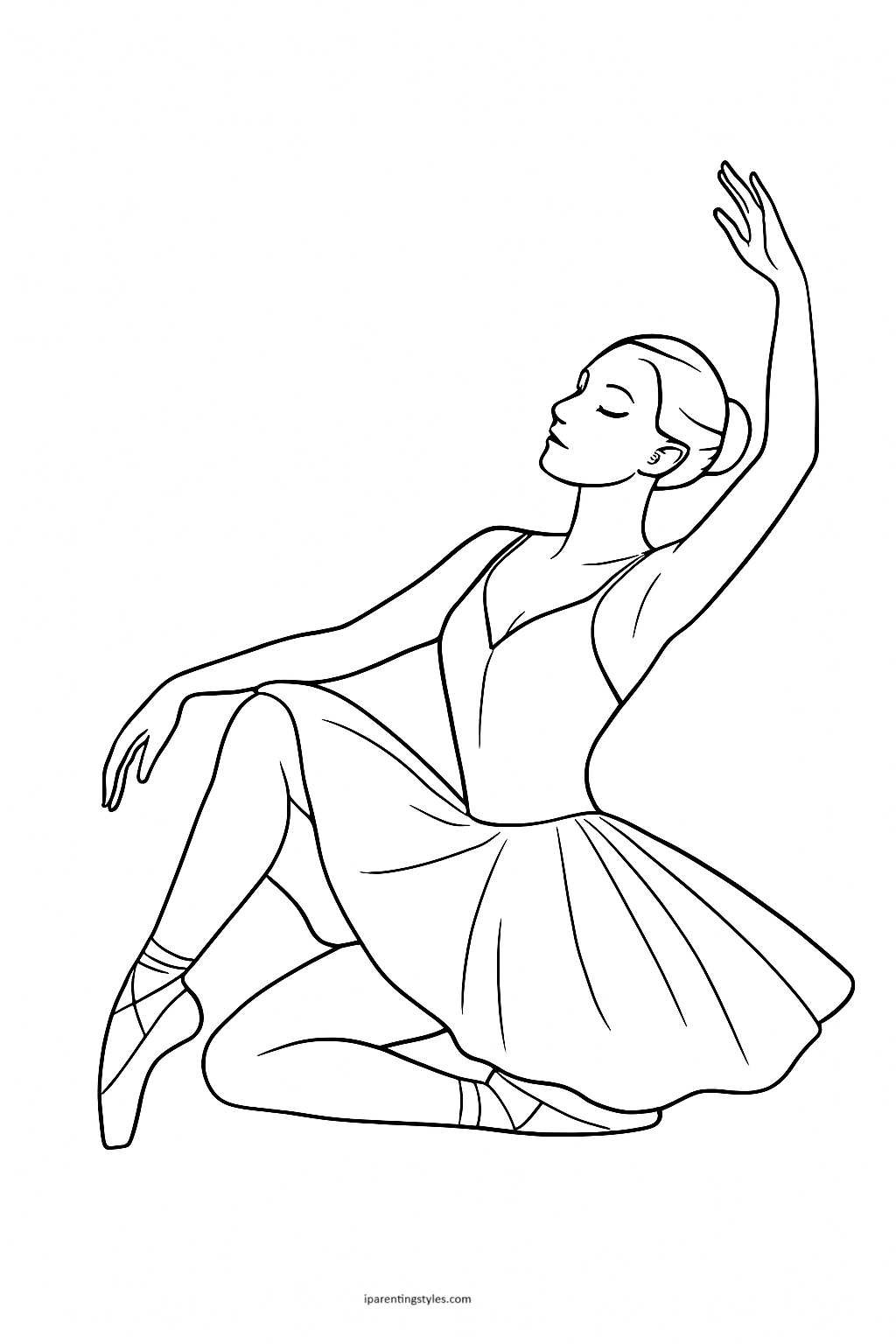 Ballet in Motion: 10 Stunning Ballerina Coloring Pages to Bring Grace to Life