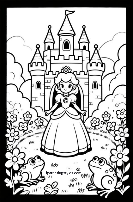 Free Printable Super Mario Coloring Sheets #2