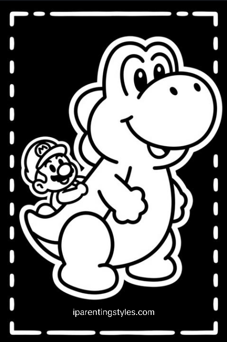 Free Printable Super Mario Coloring Sheets #6