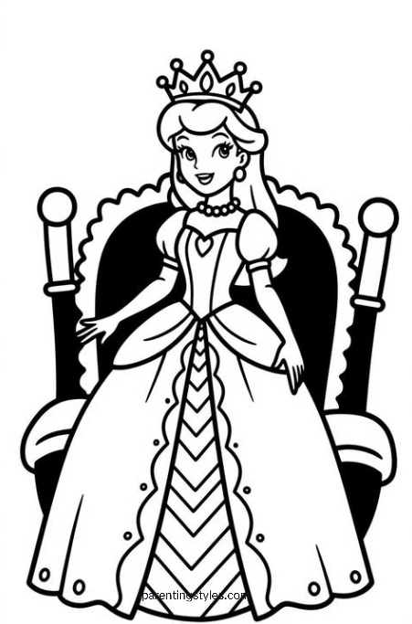 Free Printable Super Mario Coloring Pages #3