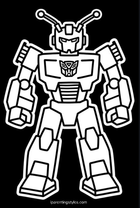 Free Printable Transformers Coloring Page #4