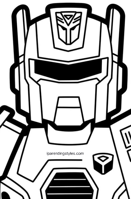 Free Printable Transformers Coloring Page #9