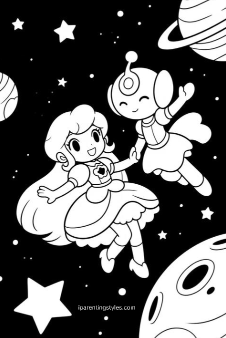 Free Printable Super Mario Coloring Pages #7