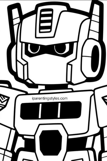 Free Printable Transformers Coloring Page #2