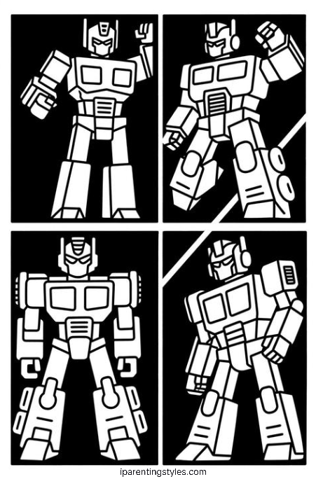 Free Printable Transformers Coloring Page #6