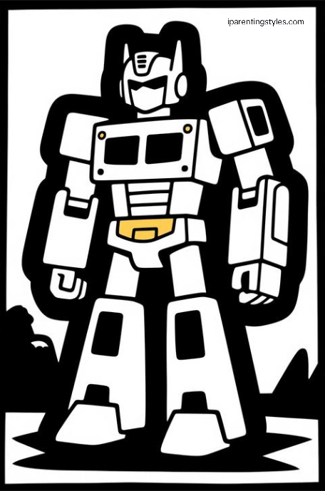 Free Printable Transformers Coloring Page #7