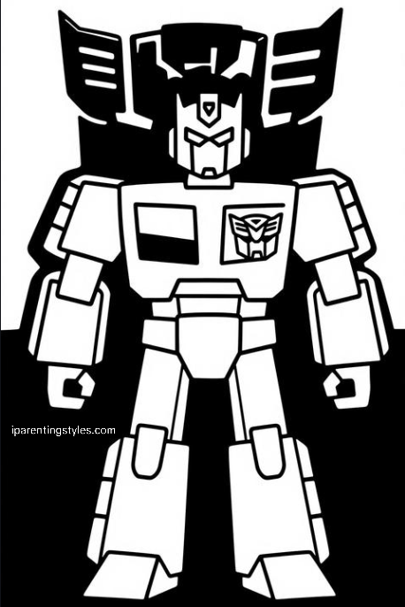 Free Printable Transformers Coloring Page #8