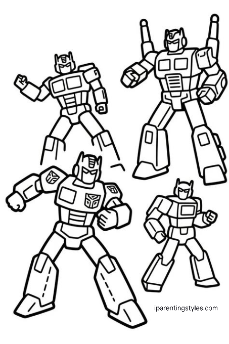 Free Printable Transformers Coloring Page #10