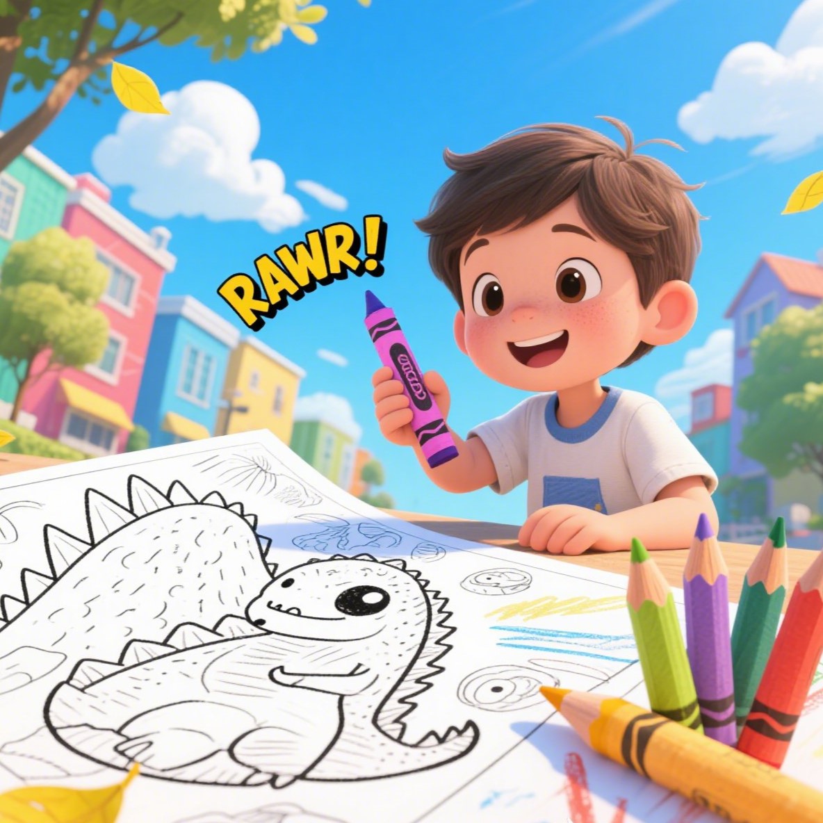🎨 Unleash the King of Monsters — 10 Epic Godzilla Coloring Page Ideas
