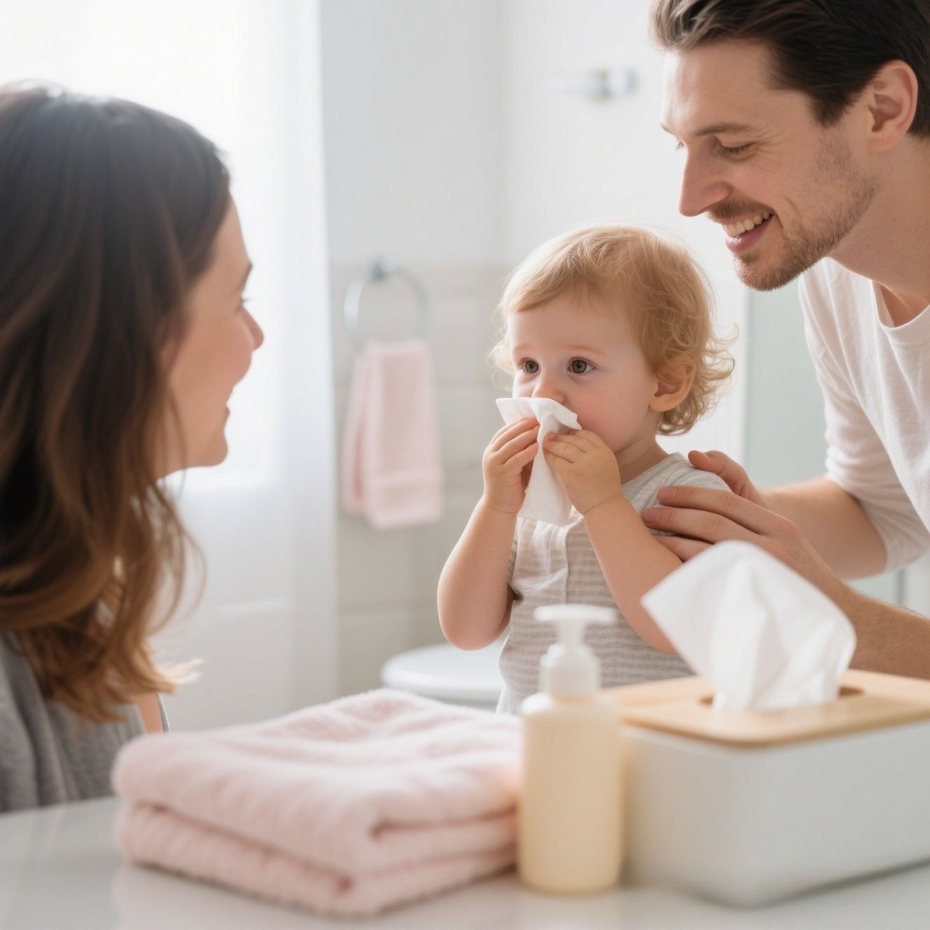 How to Teach a Toddler to Blow Their Nose?