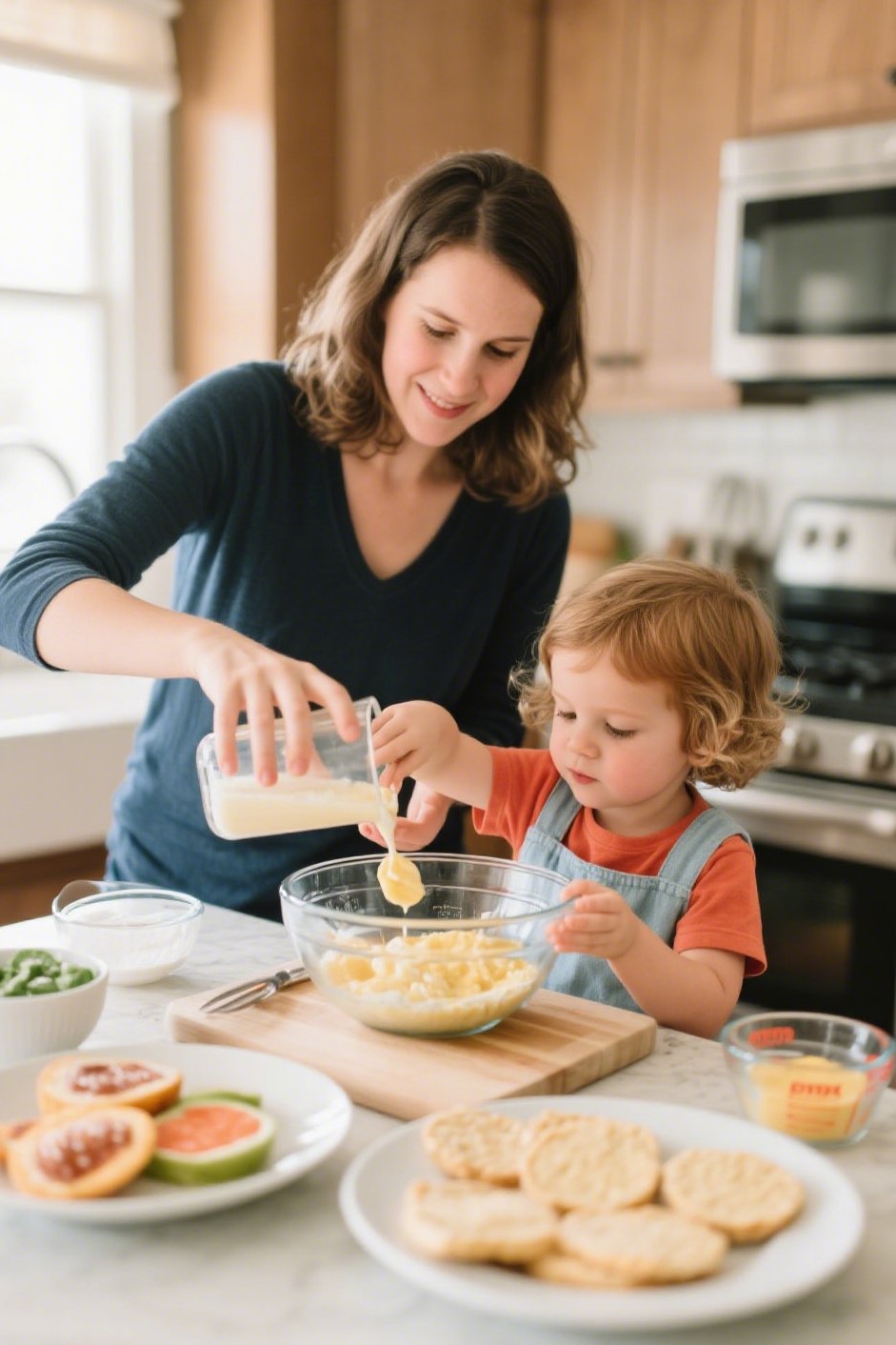 6. 🍳 Kitchen Helpers: Cook or Bake Together