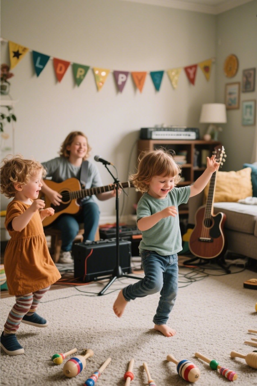 7. 🎶 Dance Parties & Living Room Concerts