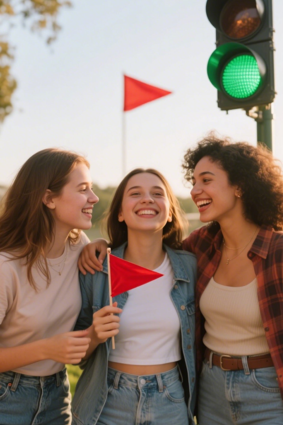 🌈 3. Teach Her to Spot Red Flags and Green Lights
