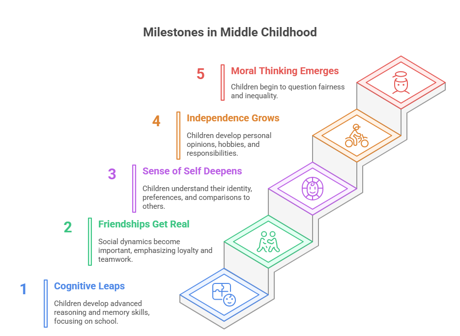 📚 Middle Childhood: The Age of Growing Minds (Ages 6–12)