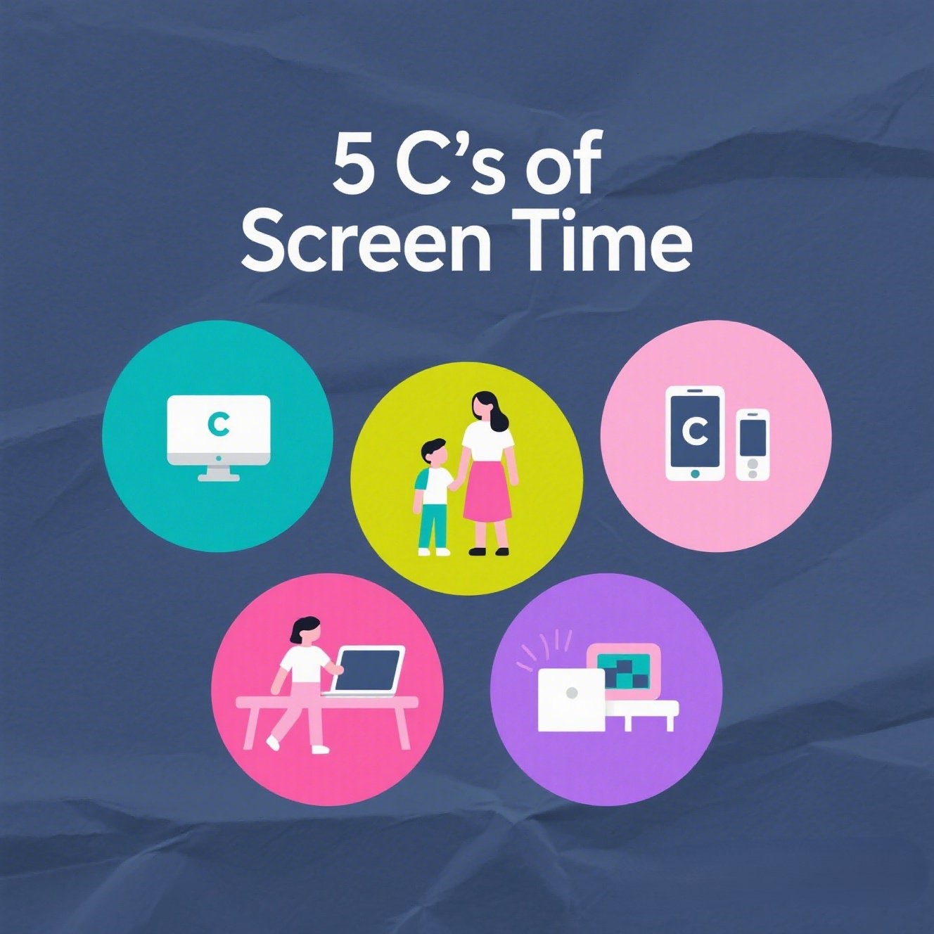 What Are the 5 C’s of Screen Time?