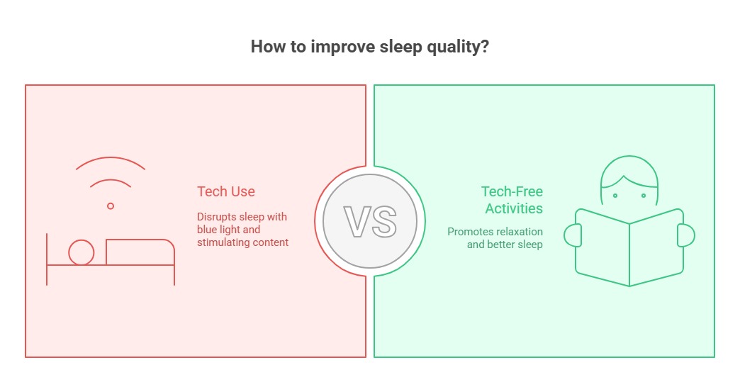 😴 2. Screens Before Bedtime