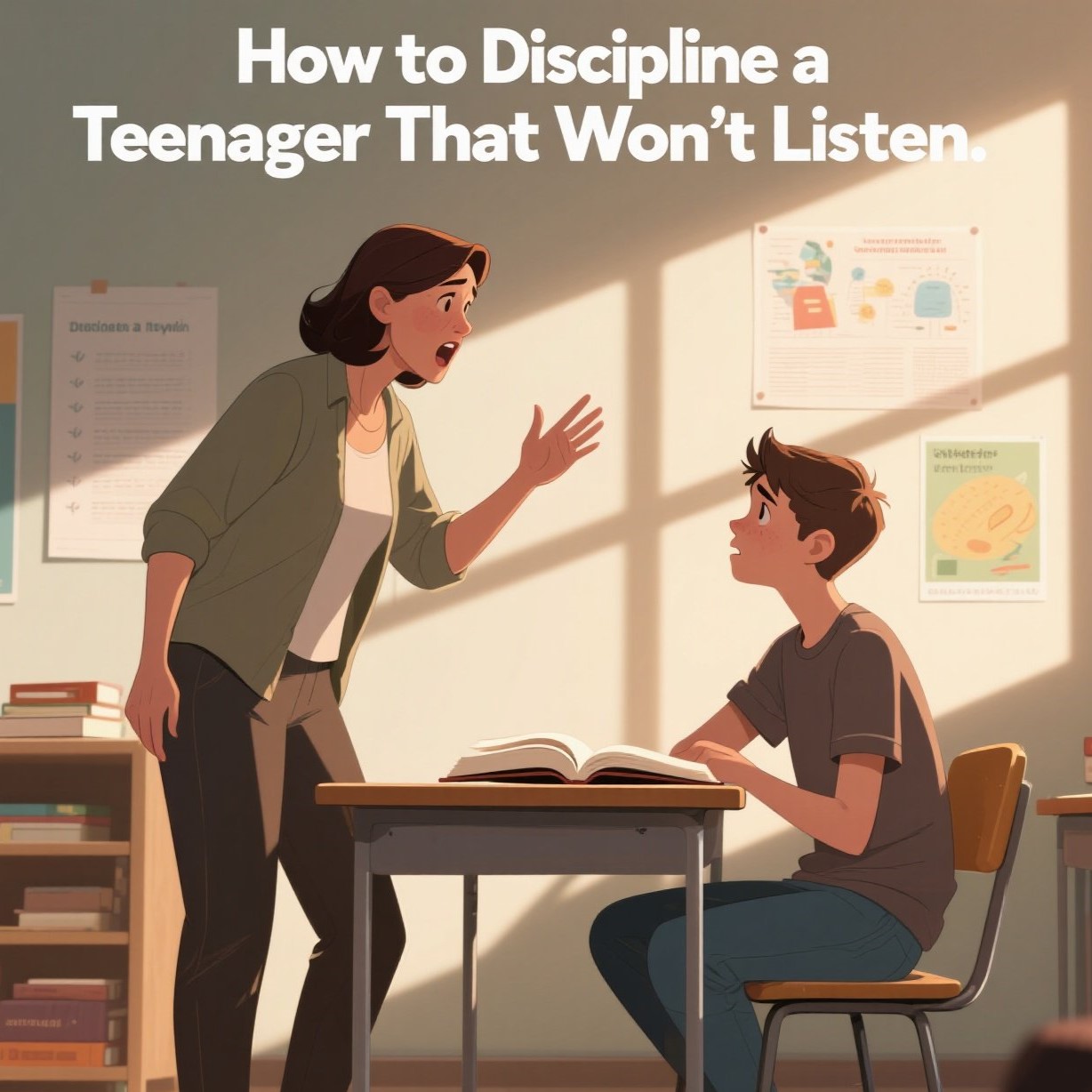 🚦 How to Discipline a Teenager That Won’t Listen?