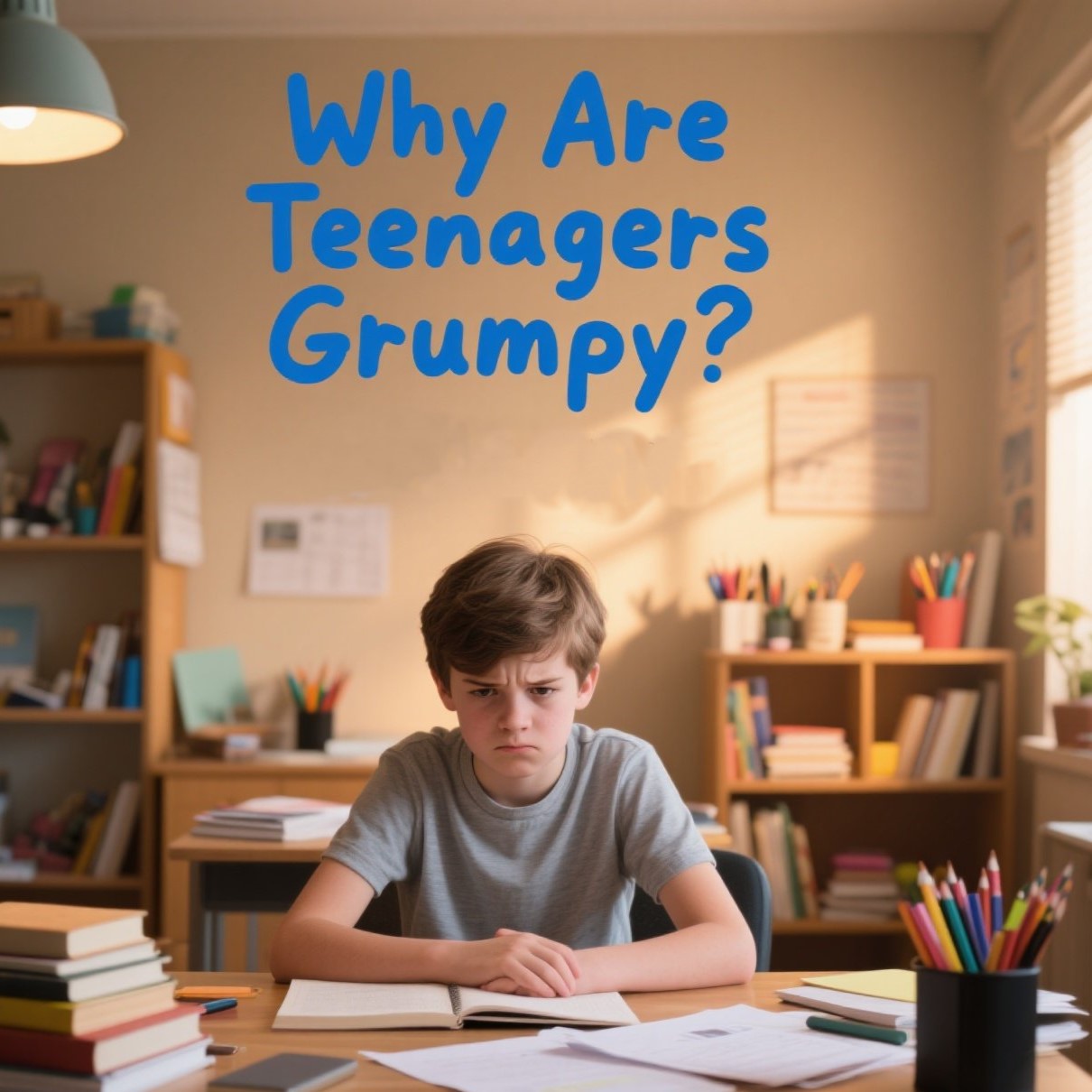 Why Are Teenagers Grumpy? 😒☁️